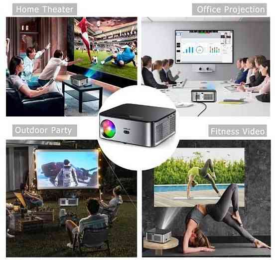 Мультимедійний проєктор HORLAT T09 Full HD Wi-Fi Київ