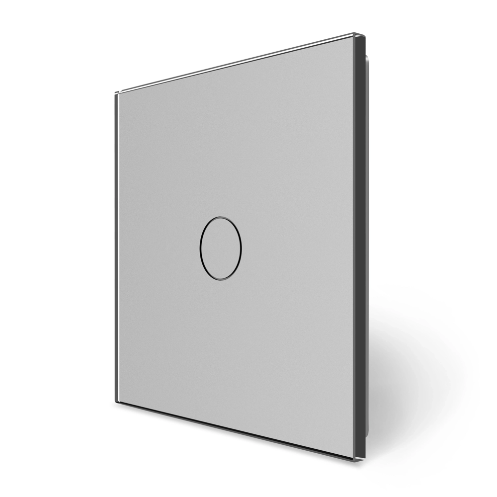 Комплект бездротовий сенсорний вимикач + розумний вимикач (реле) Livolo сірий скло (VL-XR007-M7FC1Z2-2IP) Коломия - фото 5