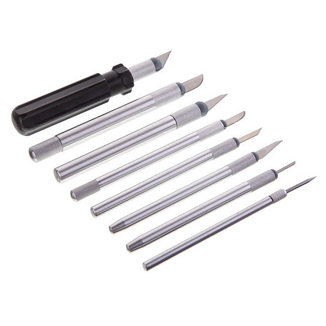 Набір скальпелів, 56 од., в пластиковому футлярі INTERTOOL HT-0530 Київ - фото 4