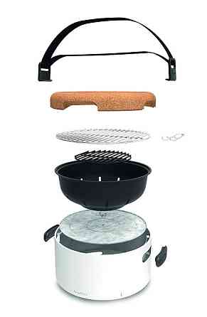 Настольный угольный гриль, белый BergHOFF 2415600 Код: 004626 Ровно