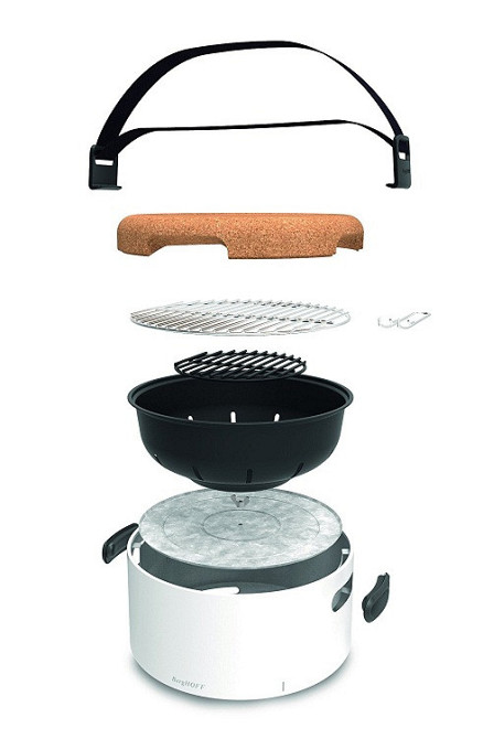 Настільний вугільний гриль, білий BergHOFF 2415600 Код: 004626 Рівне - фото 5