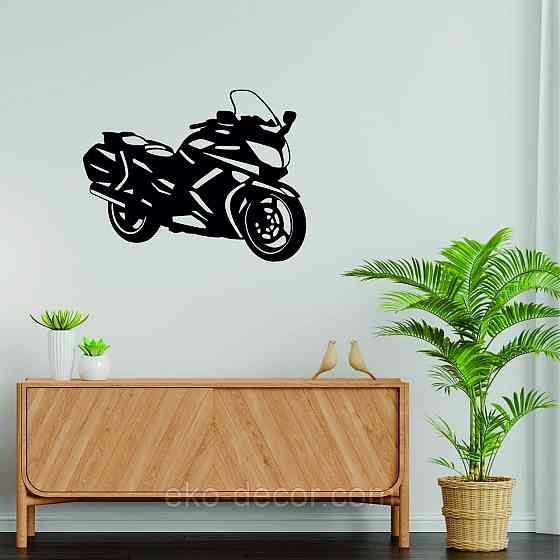 Декоративное настенное Панно «Мотоцыкл» Декор на стену 90*69 см, Черный Киев