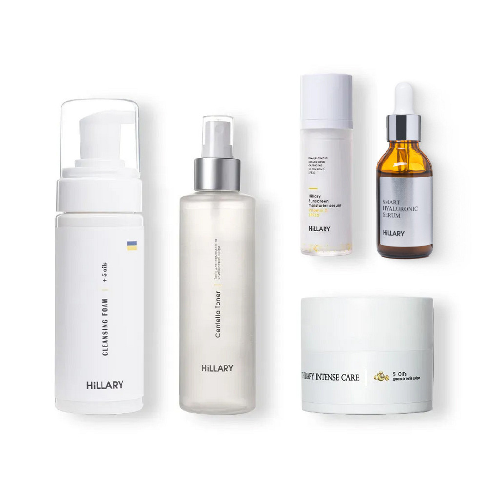 Солнцезащитная сыворотка SPF 30 с витамином С + Базовый набор для ухода за кожей лица нормального типа Киев - изображение 11