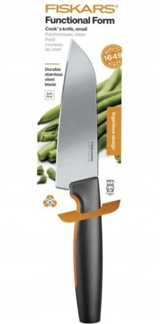 Поварской Нож кухонный малый 13 см для нарезки Fiskars 