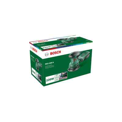 Шліфувальна машина Bosch PEX 220 A 200W, 125мм 24000об/хв, 1.2кг (0.603.378.000) Вінниця