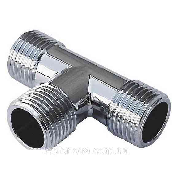 Тройник SOLOMON 3/4″ ННН хром 8202 Чернівці