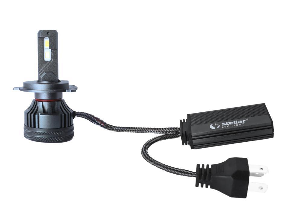 LED автолампи H4 STELLAR M65 Pro 65W 6000K 12–30V CANBUS EMC (комплект 2 шт.) Вінниця - фото 5