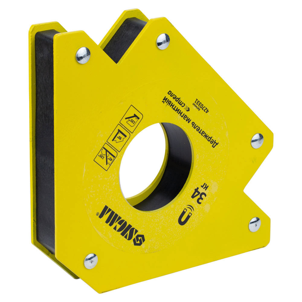 Sigma Магнит для сварки стрела 34кг 110×110мм (45, 90, 135°) SIGMA (4270331) Киев - изображение 3