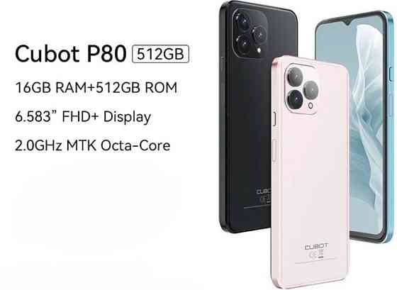 Новинка ! CUBOT P80- Helio P80 , 8/512Gb. 5200mAh, NFC Киев