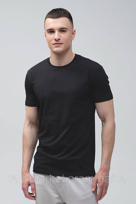 Набор базовых футболок. Ray Premium Fit мужские 2шт, белая/черная (U0102-WHI-BLO) XL Киев - изображение 2