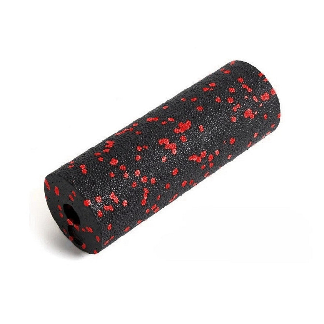 Масажний ролик (роллер) гладкий PowerPlay PP-4346 Mini EPP Foam Roller Чорно/Червоний (15x5,3см.) Каменское - изображение 1