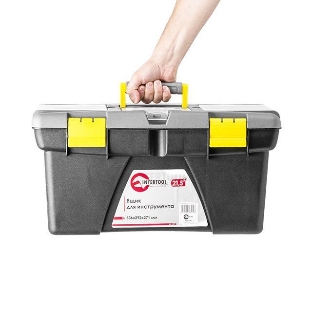 Ящик для  інструментів 21.5" 536*292*271мм INTERTOOL BX-0321 Київ - фото 10