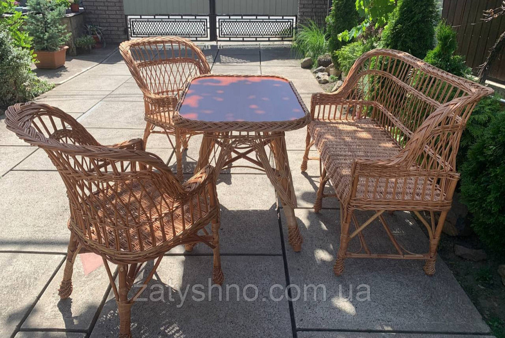 Мебель плетеная, комплект Киев - изображение 3