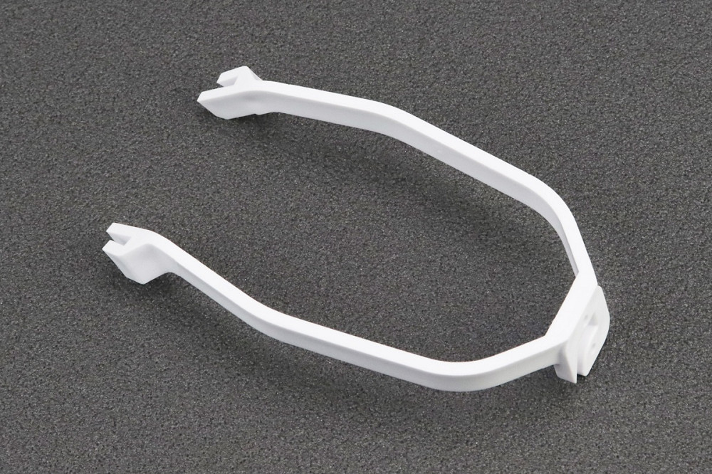 Кріплення заднього щитка 8,5", пластмасове, біле (електросамокат) Київ - фото 2