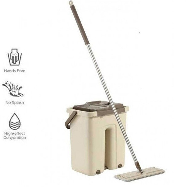 Швабра Scratch Cleaning Mop G3 Small з відром для вологого та сухого прибирання будинку та офісу Одеса - фото 5