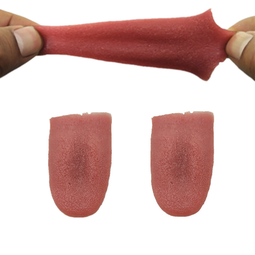 Штучний язик 35 на 54 мм коричневий Київ - фото 5