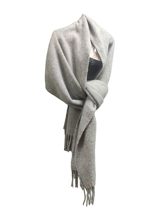 Шарф из шерсти меринос 37×200 диз 3/1 Киев - изображение 1