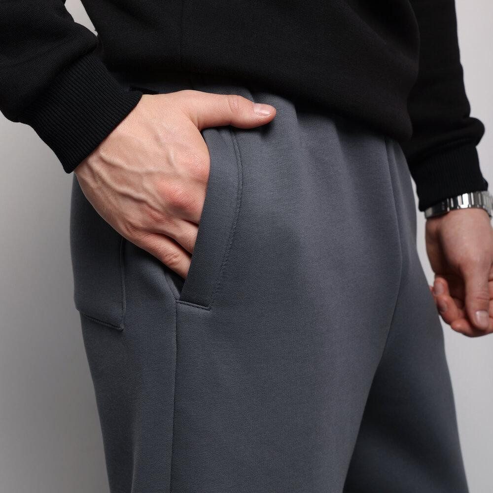 Джоггеры мужские тринитка начес темно-серые. Джоггеры мужские Pobedov Move темно-серые. Киев - изображение 6