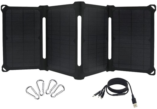 Складний сонячний заряд Solar panel IP67 28W (xinpug 28W X001I2BOR5) Київ - фото 1