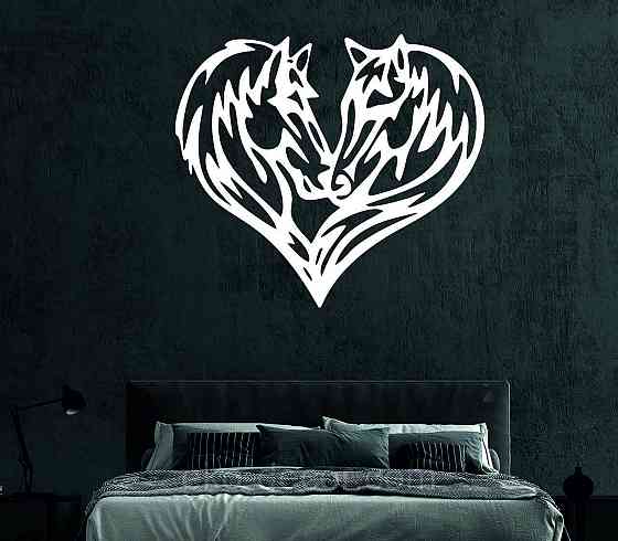 Декоративное настенное Панно «Кони», Декор на стену 50*44 см., Белый Киев