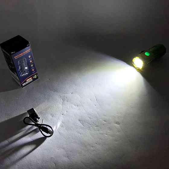 Ліхтар портативний переносний PLD-HP01-3LED, Потужні ліхтарики, Тактичний ліхтар ручний HZ-10 Львів