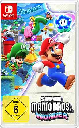 Відеогра Nintendo Super Mario Bros. Wonder для Nintendo Switch англ/укр субтитри кооп до 4 гравців 2D платформер 6+ Київ