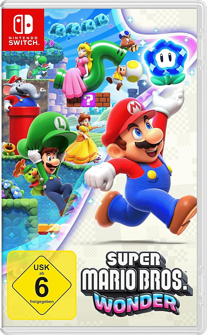 Відеогра Nintendo Super Mario Bros. Wonder для Nintendo Switch англ/укр субтитри кооп до 4 гравців 2D платформер 6+ Київ - фото 1