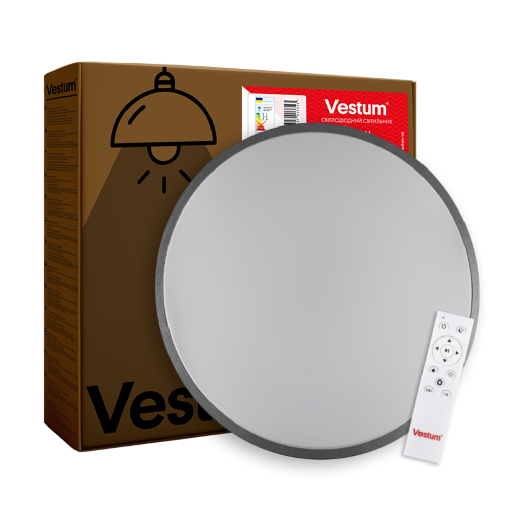 RING матовий 60W 395*60мм 3000К-6500К з ДК срібний Дніпро - фото 8