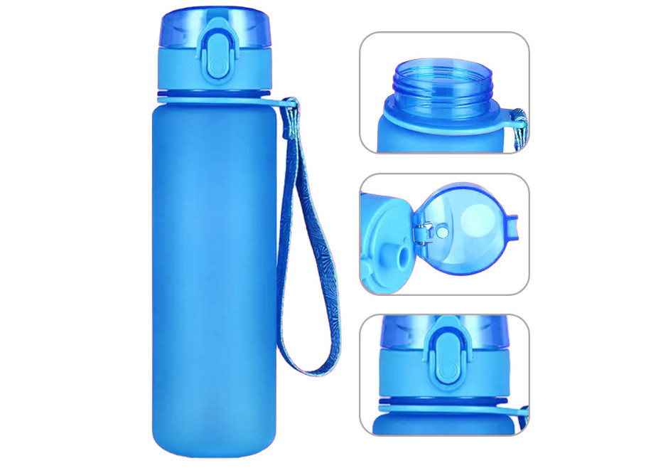 Пляшка для води EasyFit AquaFlow 800 мл (синя) Коломыя - изображение 2