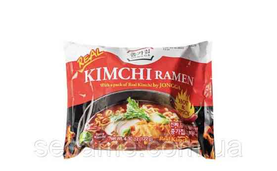 Лапша быстрого приготовления Kimchi Ramen JONGGA 122 г Харьков