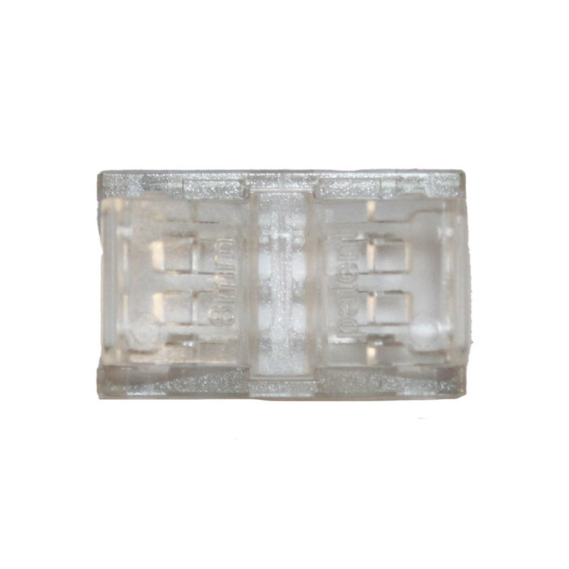 Коннектор прямой 8 мм лента-лента IP20, прозрачный Днепр - изображение 1