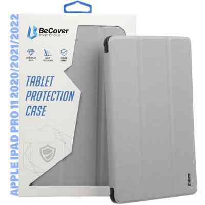 Чехол для планшета BeCover Tri Fold Hard TPU Apple iPad Pro 11 2020/2021/2022 Gray (711111) Винница