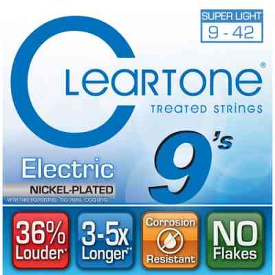 Струни для гітари Cleartone Electric Nickel-Plated Super Light (09-42) (9409) Вінниця