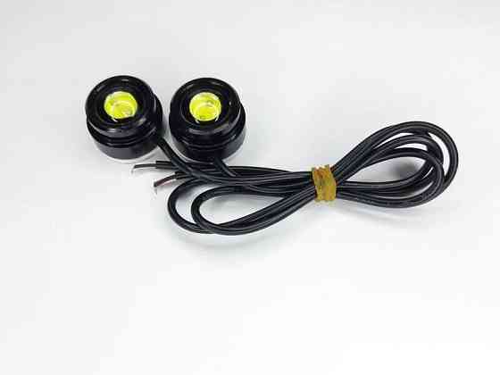 Фары дневного света 1 LED d23мм на скотч Винница