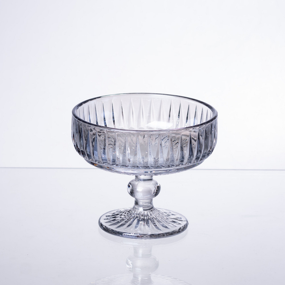 Yiwu Набір креманок на ніжці 6 шт 300 (мл) Блакитний HP-19-70 Киев - изображение 2