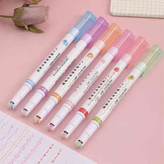 Набор маркеров роликового типа с узорами,6 шт SBR Киев