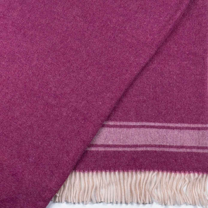 Кашеміровий плед-покривало 140х200см 250г/м2 (Фуксія) Суми - фото 4