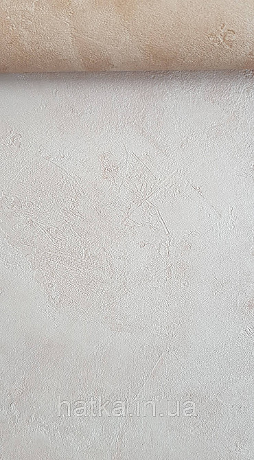 Обои винил на флизелине Caselio Patine 0.53х10 под штукатурку структурные матовые светло розовые с бежевым Киев - изображение 2