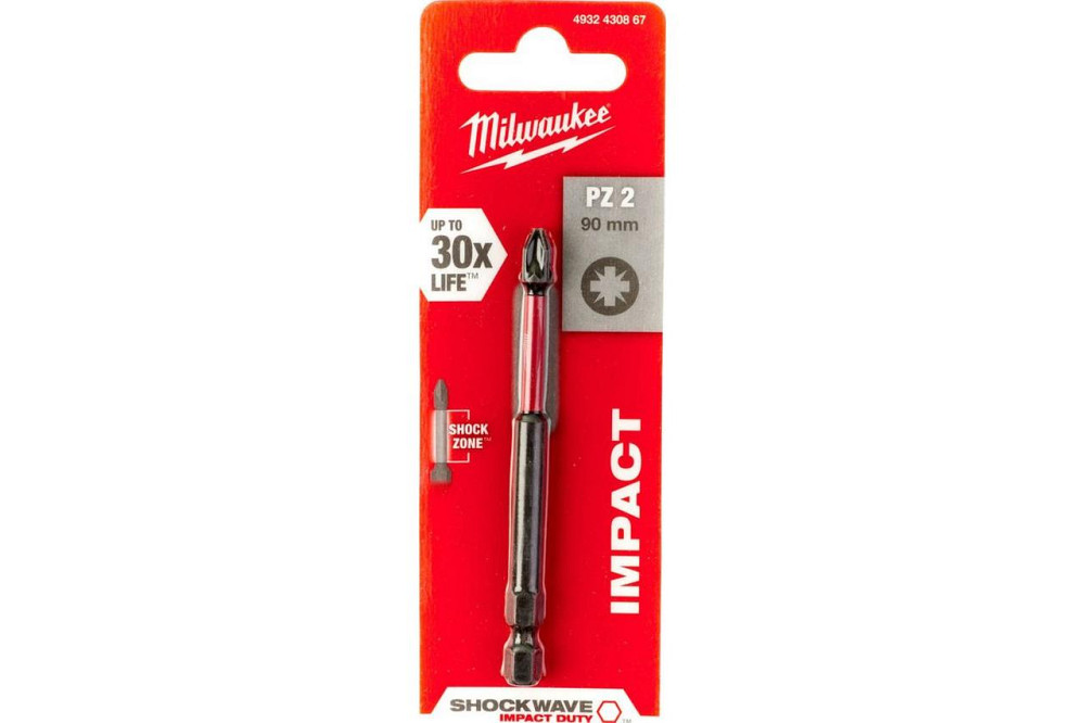 Бита SHOCKWAVE (PZ2; 90 мм) Milwaukee 4932430867 Коломыя - изображение 2