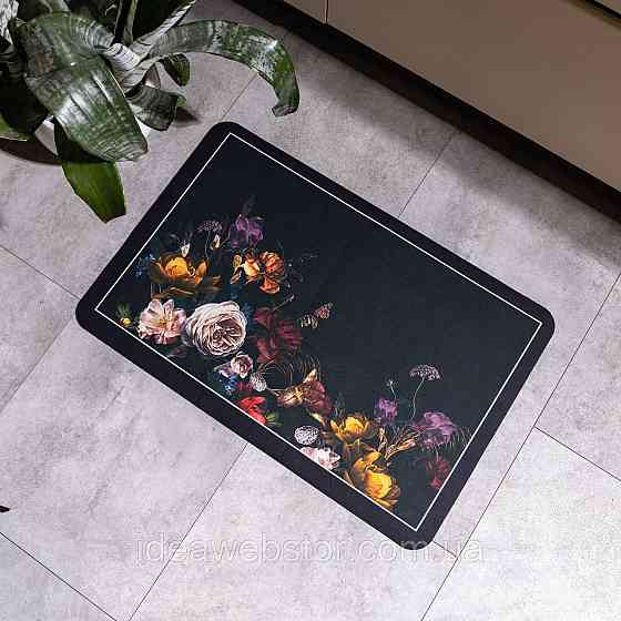 Килимок з 3D-принтом Flora 58*38 см діатомітовий Yiwu HP-42-103 Київ