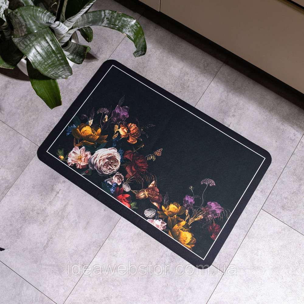 Килимок з 3D-принтом Flora 58*38 см діатомітовий Yiwu HP-42-103 Київ - фото 2