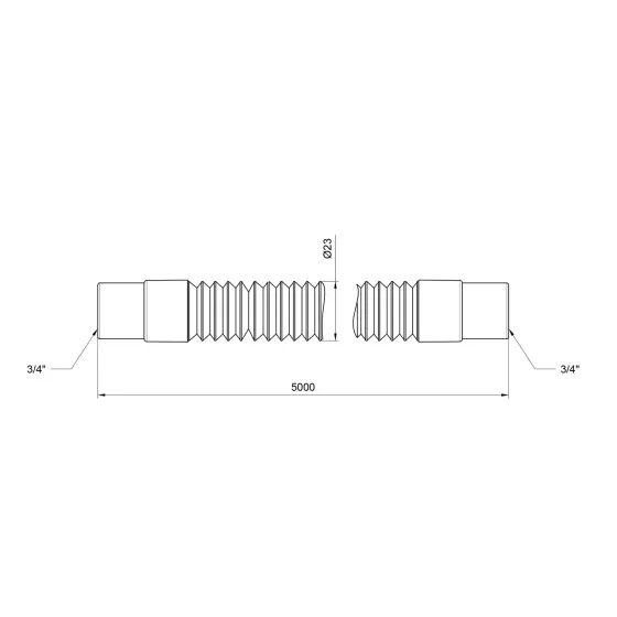 Шланг злив Thermo Alliance Standart для пральної машини 500 см SD096W500 Київ