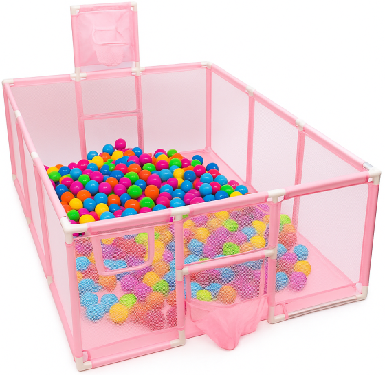 Дитячий манеж рожевий 180×120см Diego Київ