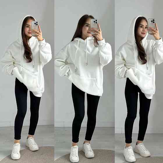 Женский стильный повседневный теплый костюм трехнитка на флисе Одесса