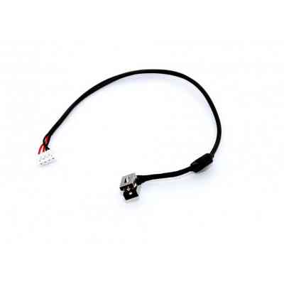 Разъем питания ноутбука с кабелем для Lenovo PJ390 (5.5mm x 2.5mm), 4-pin, 25 см Универсальный (A49037) Винница