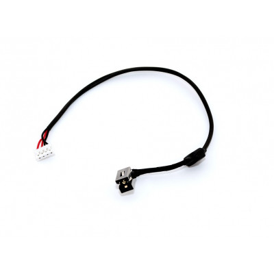 Роз&apos;єм живлення ноутбука з кабелем для Lenovo PJ390 (5.5mm x 2.5mm), 4-pin, 25 см Универсальный (A49037) Вінниця - фото 1