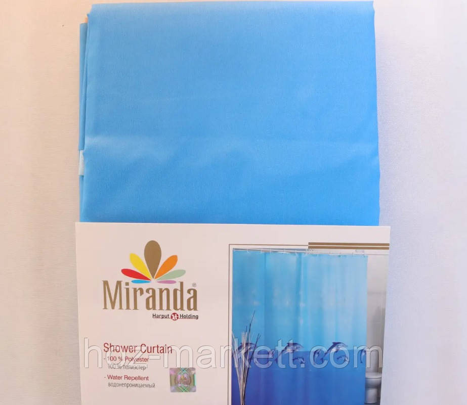 Штора для ванной тканевая Миранда Whele 180 х 200 см Харьков - изображение 4