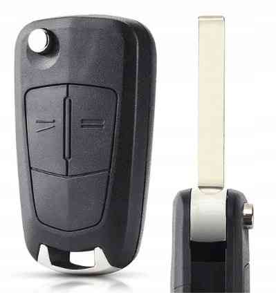 Ключ заготовка Opel с чипом и 2 кнопками Киев