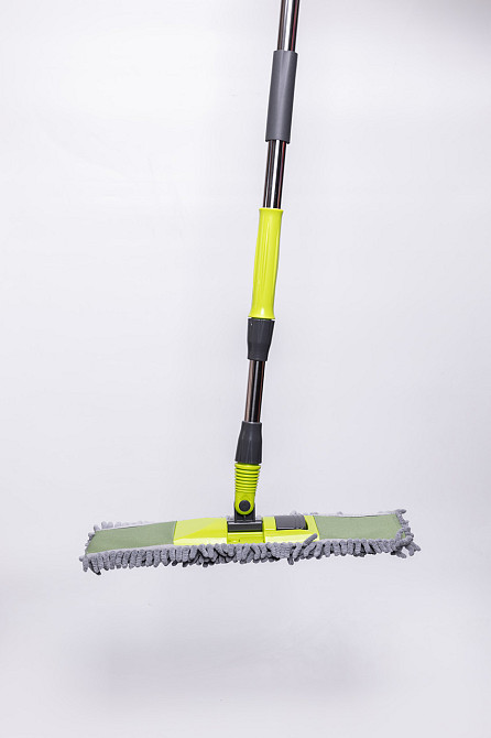 Швабра з телескопічною ручкою та насадкою з мікрофібри для миття підлоги, плитки, ламінату й лінолеуму HP-35015-51 Коломия - фото 8