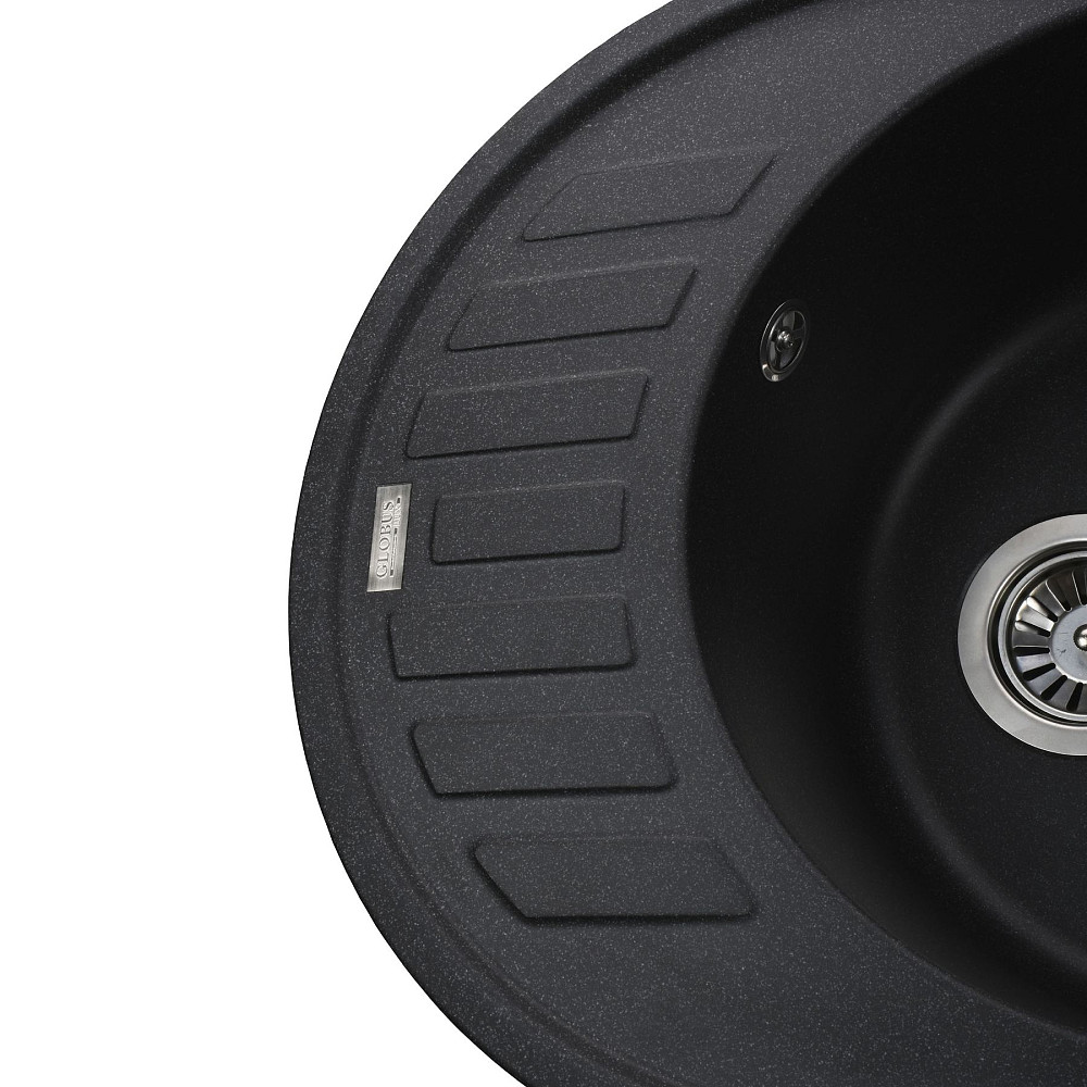 Гранітна мийка Globus Lux ARNO графіт 620х500мм-А0001 Тернопіль - фото 5